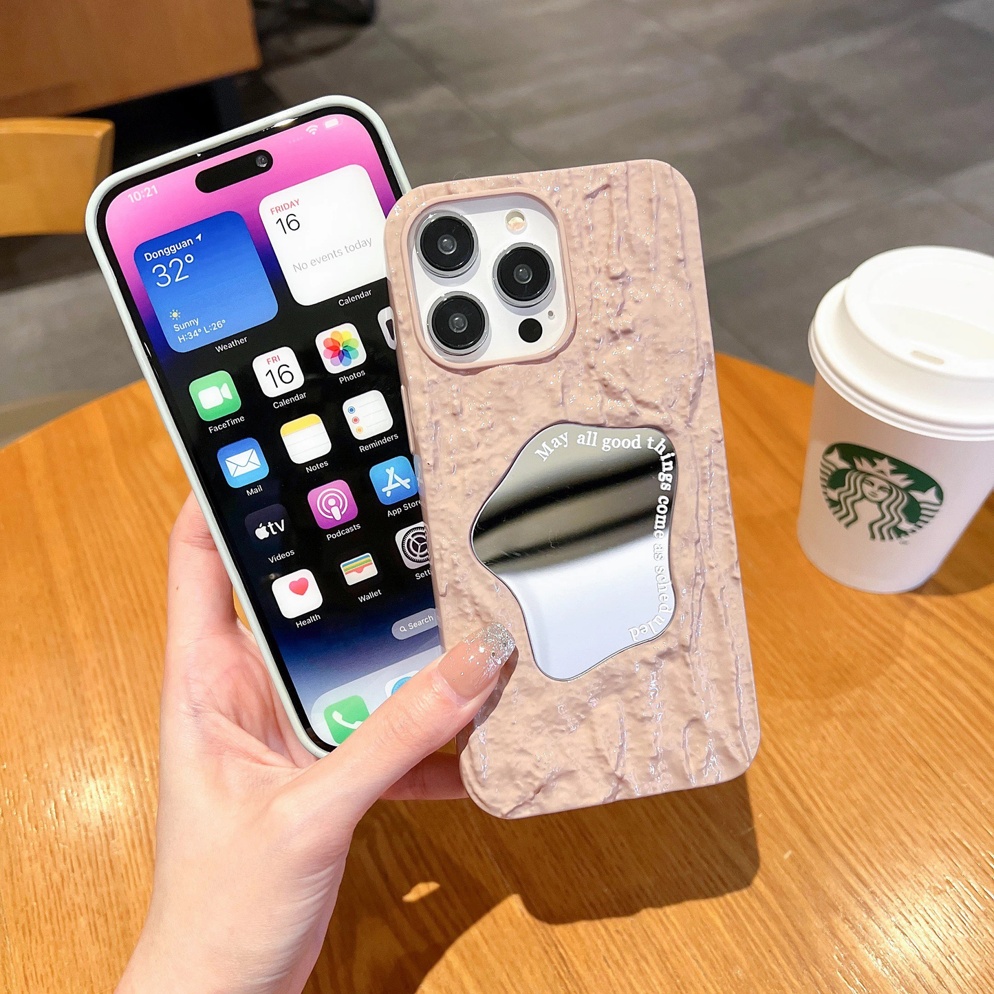 Shiny Rock Mirror Phone Case