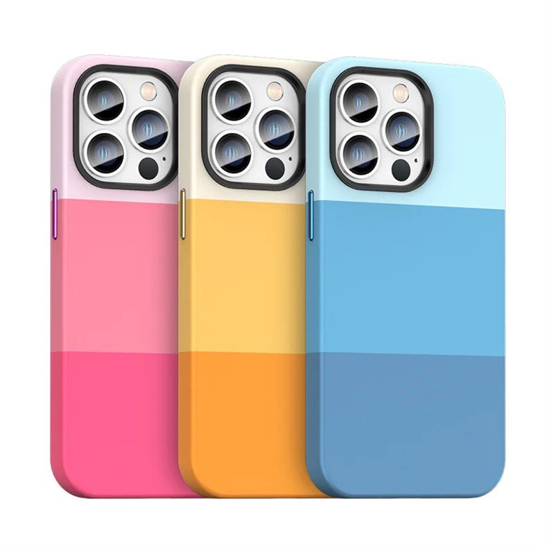 3-Toned Leather Phone Case