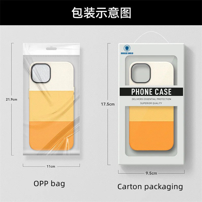 3-Toned Leather Phone Case